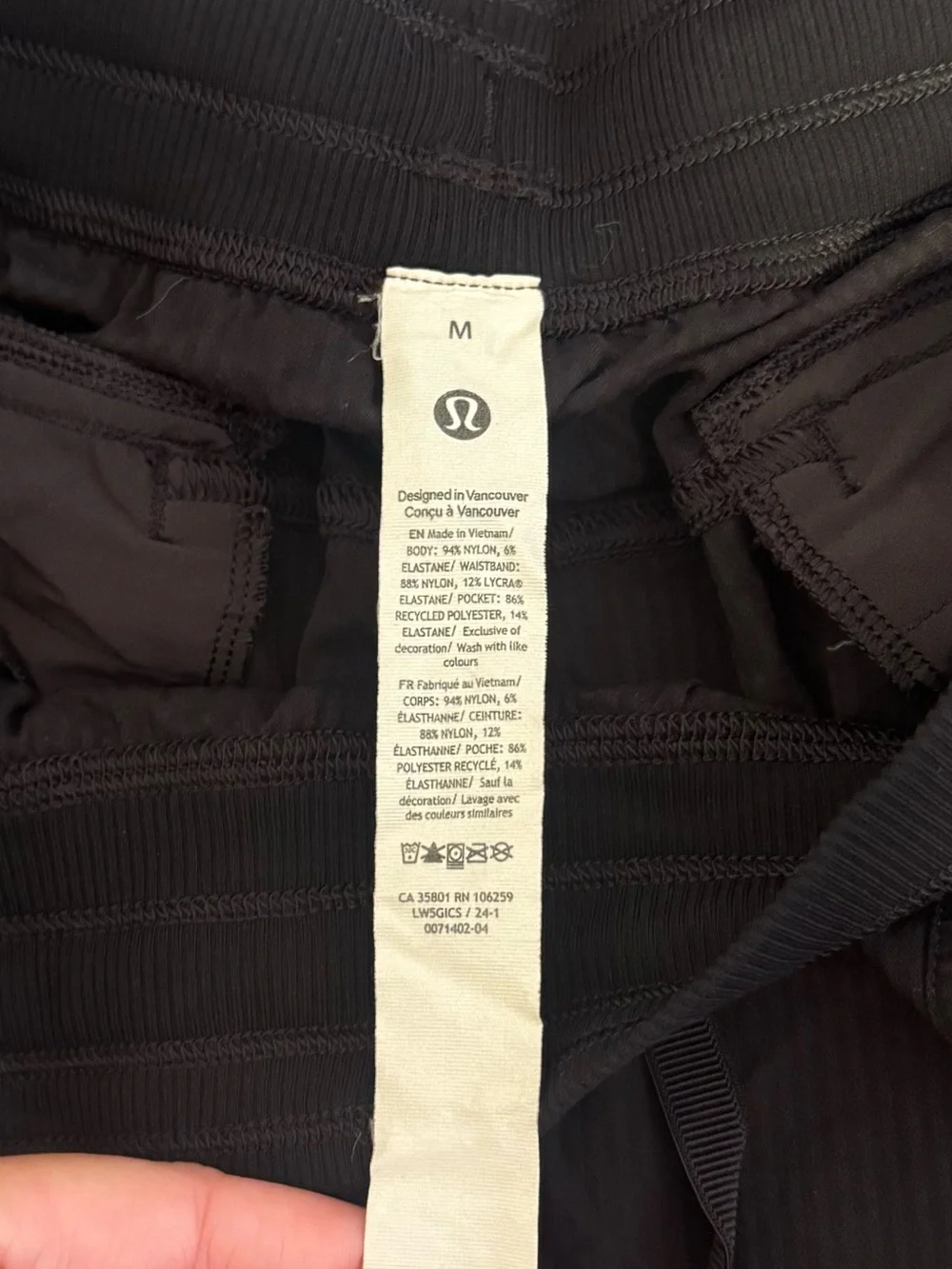 Lululemon Dance Studio Relaxed-Fit Mid-Rise Cargo Jogger Black